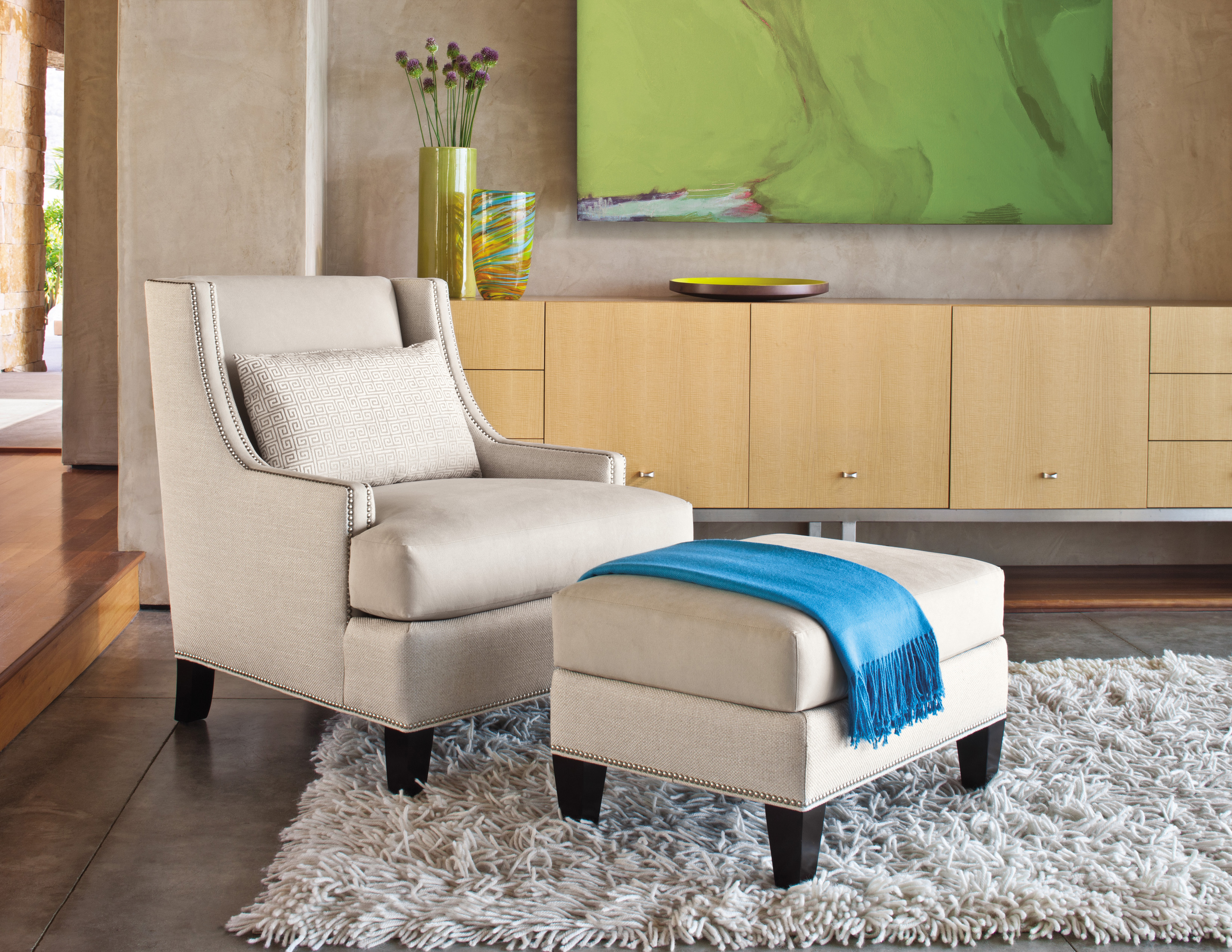 Collin Chair & Ottoman