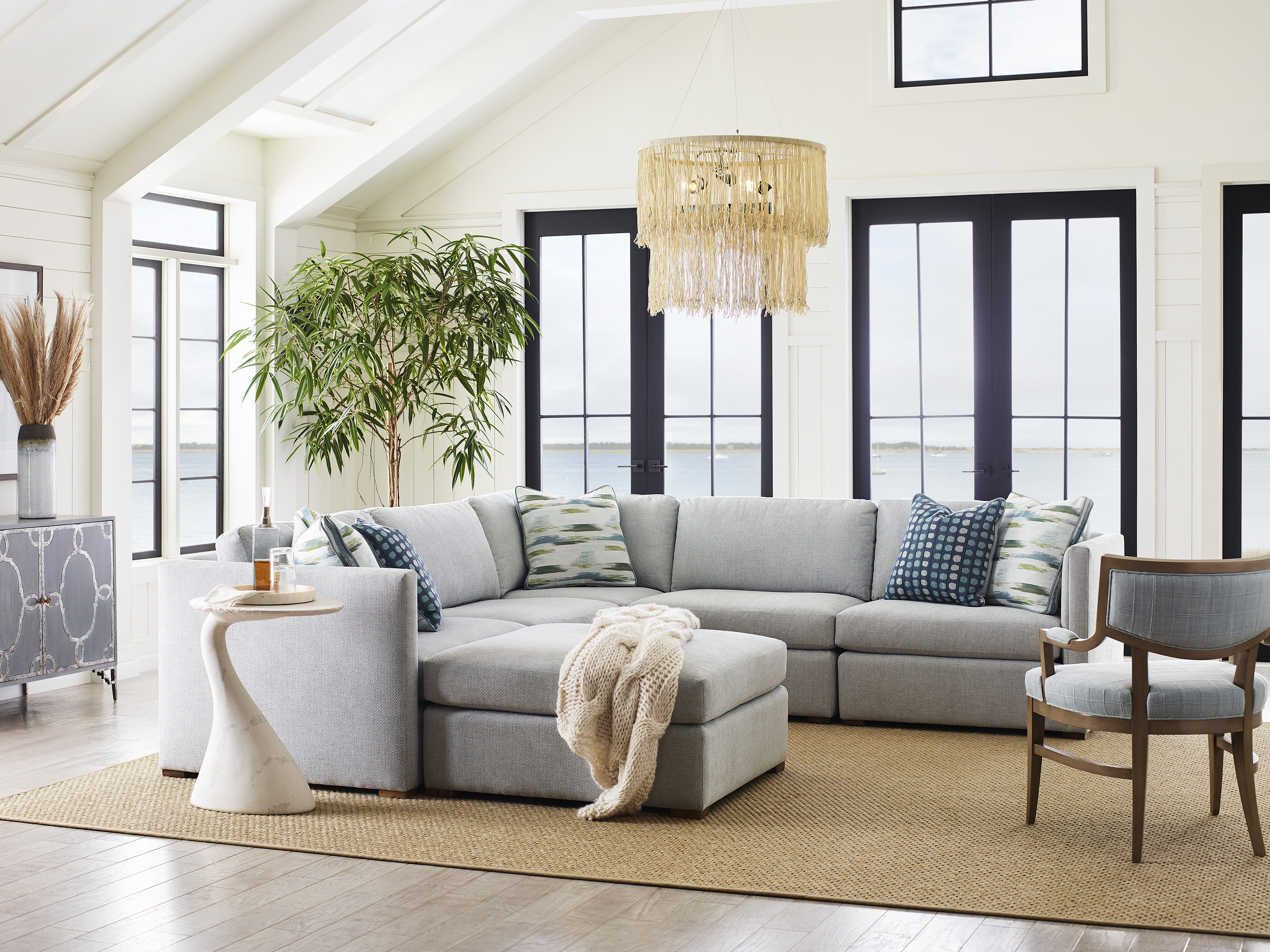 Olympia Sectional and Maya Chair