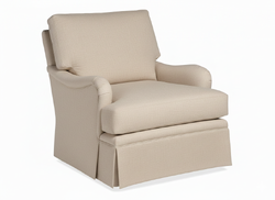 SIMON SKIRTED SWIVEL GLIDER