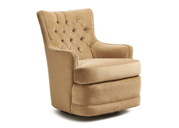 ISABELLA TUFTED SWIVEL GLIDER