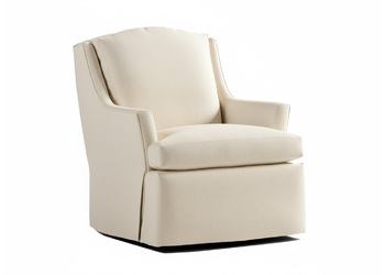 CAGNEY SKIRTED SWIVEL GLIDER