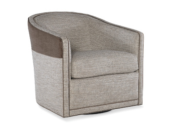 MAEVE SWIVEL W/ DECORATIVE BACK