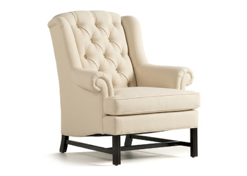 ALEXANDER TUFTED WING CHAIR