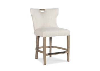 GIA WOOD HANDLE COUNTER STOOL
