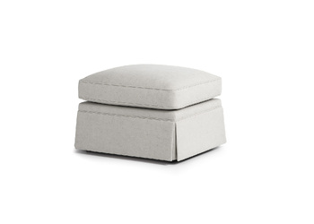 CARRIE SKIRTED OTTOMAN