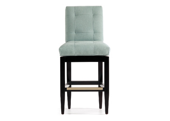 MANN TUFTED MEMORY SWIVEL COUNTER STOOL